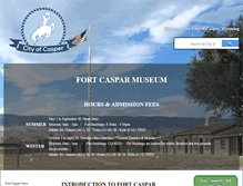 Tablet Screenshot of fortcasparwyoming.com